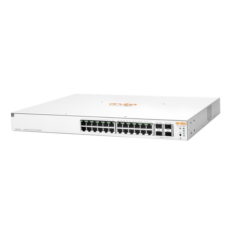Switch Aruba Instant On 1930 24G PoE - 24 x RJ45 GbE PoE + 4 x SFP+ 10 GbE 195W